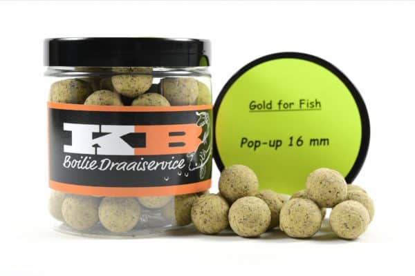 Pop Ups Gold for Fish KB Boilies