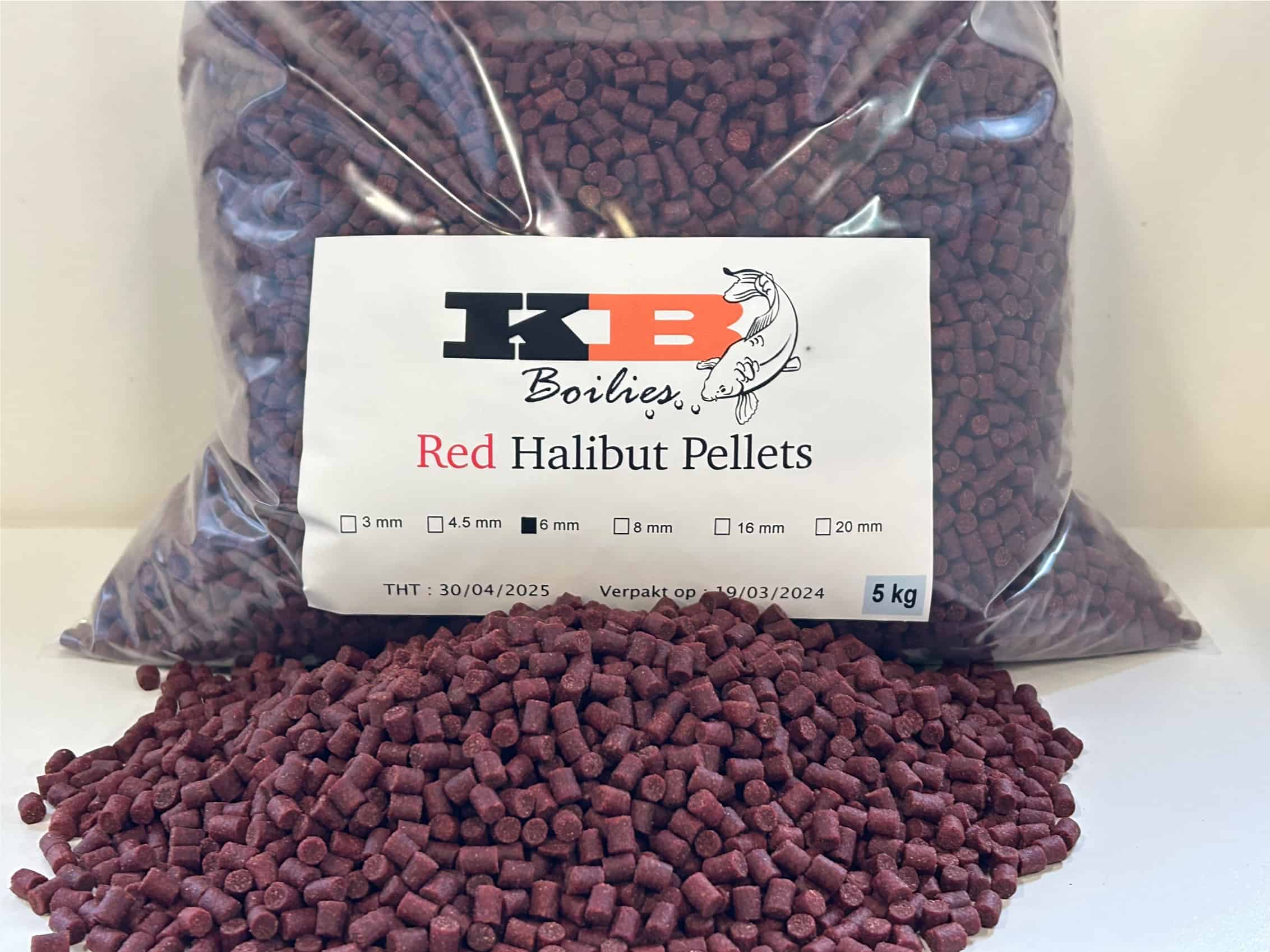 Red Halibut pellets 6mm